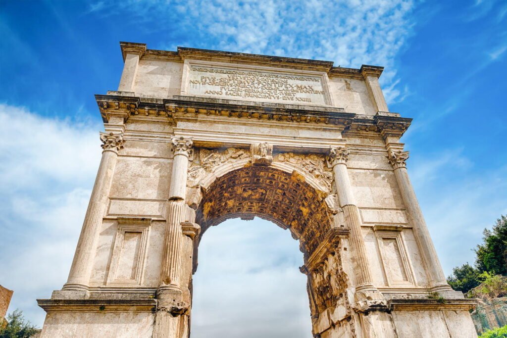 Rome arch of titus